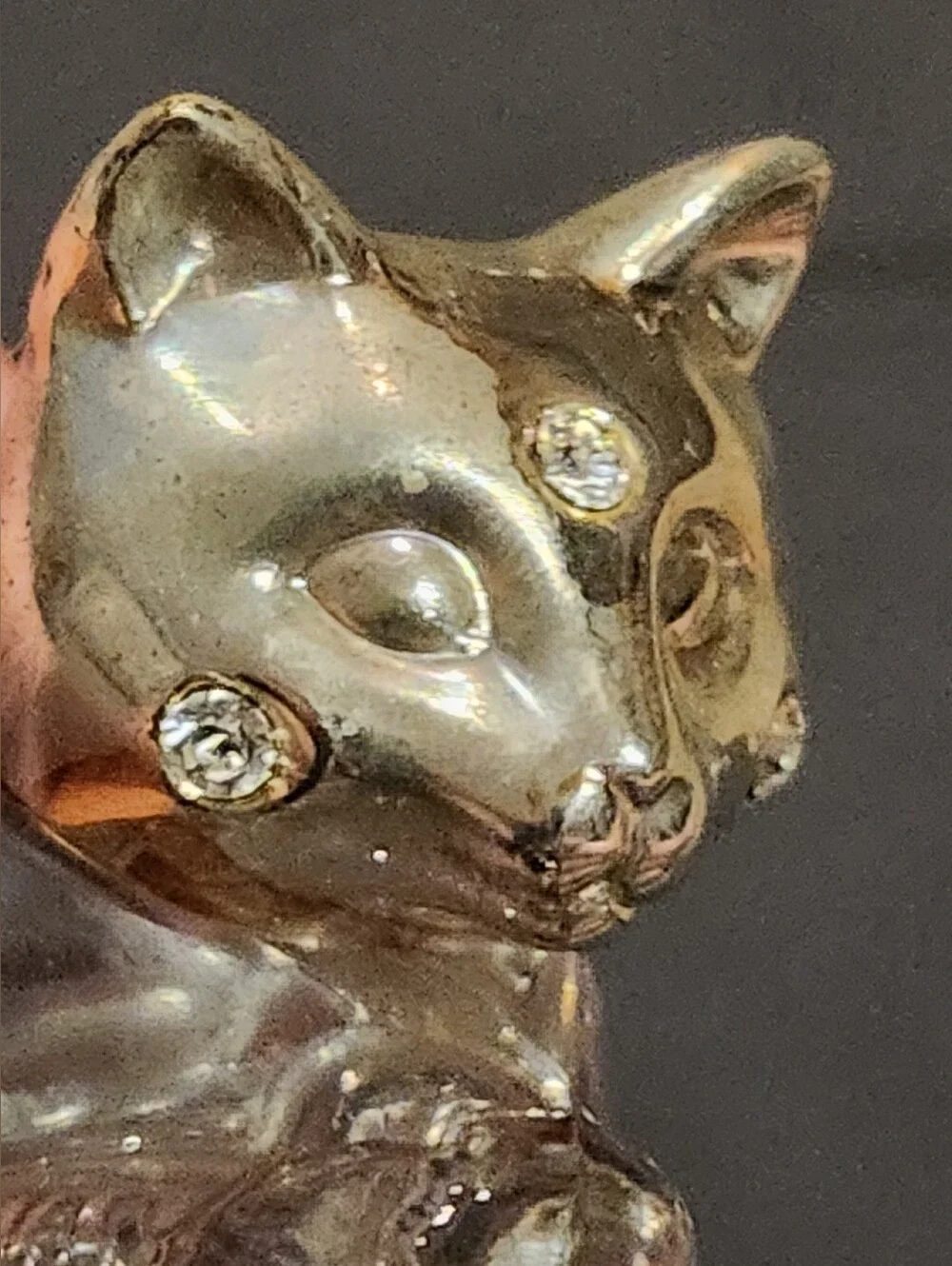 Lenox Pave Jewel Collection Lead Crystal Cat Rhinestones Germany *See Pics*